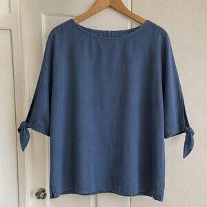 Olive Peplum Top